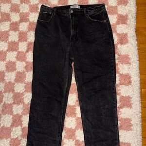 Abercrombie & Fitch Ankle Straight Ultra High Rise